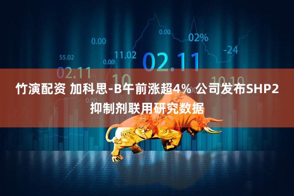 竹演配资 加科思-B午前涨超4% 公司发布SHP2抑制剂联用研究数据